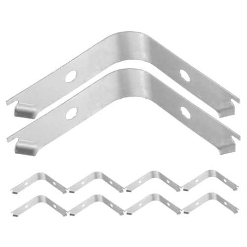 Image of KALLORY 50pcs Spring Clips for Picture Frame Backing Sturdy Hardware for Hanging Photos Convenient Installation for Wall Saving