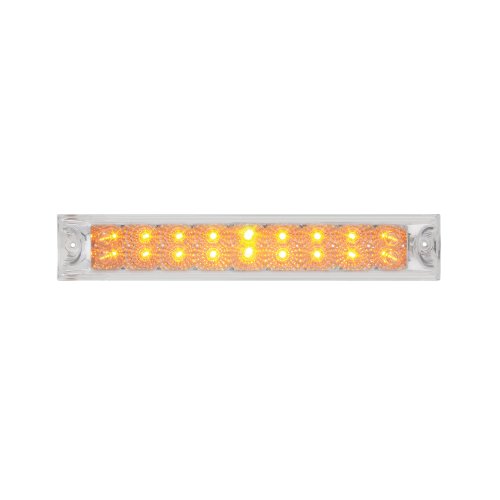 Best Cyber Deals 🔥 Grand General 76986 Amber 12" Double Row Spyder 18-LED Park/Turn/Clearance Sealed Light Bar
