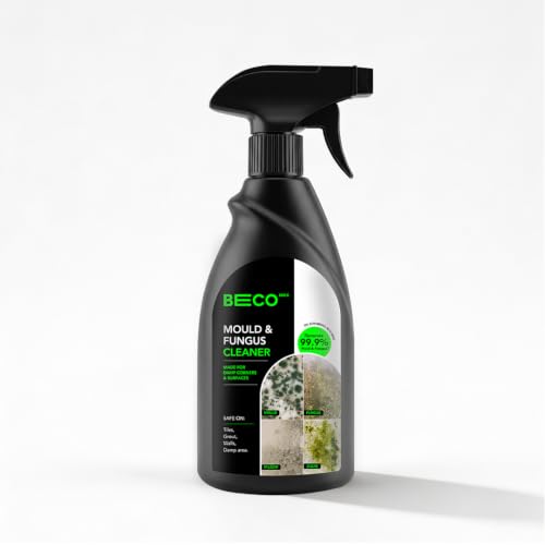 Image of Beco Max Mould & Fungus Cleaner Spray, Removes 99.9% Mold, Fungus, Mildew & Algae, Safe for Tiles, Grout, Walls