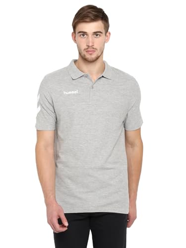 Image of hummel Go Cotton Logo T-Shirt 2.0 | Comfortable | Breathable Fabric | Durable | for Everyday Use | Ideal for Yoga or Gym | Cotton T-Shirt for Men