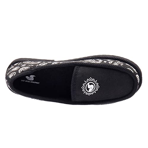 DVS Men's Francisco Slip-On Black White Print Low Top Sneaker Shoes XL4
