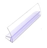 Clear Shelf Sign Holders Plastic Bag of 50, 7/8 Inch x 2 7/8 inches Fits 3/16 Inch to 1/4 Inch Thick