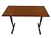 PERIPHERAL LOGIX Peripheral Logix S2s-100-B-30X48-F The S2s Height Adjustable Desk With Black Base And 30 X 48 Folkstone Table Top O