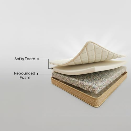 Image of Posture Sense Orthopedic Bonded Mattress | Flippable and Soft and Firm Comfort | 4 inch Double Mattress (72 inch x 48 inch) 5 Yrs Warranty