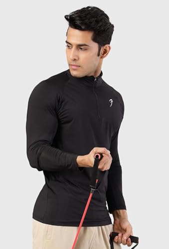 Image of Thrive Mens Slim Fit Pullover Sport and Gym Full Sleeve T-Shirt for Men