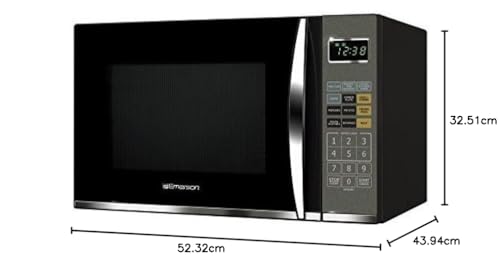 Emerson 1.2 CU. FT. 1100W Griller Microwave Oven with Touch Control, Stainless Steel, MWG9115SB