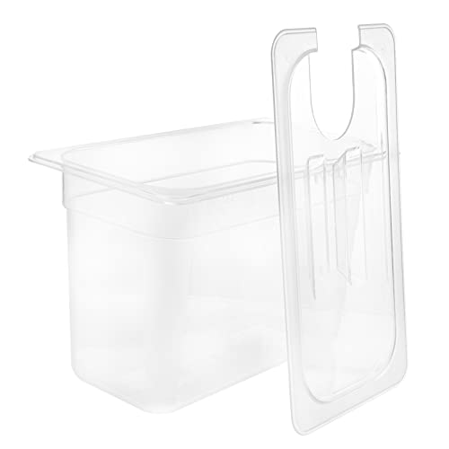 BEBEMOKO Small Sous Vide Containers 6l Slow Cooker Box Ergonomic Grip Household Cooker Container Low Temperature Cooking Storage Case