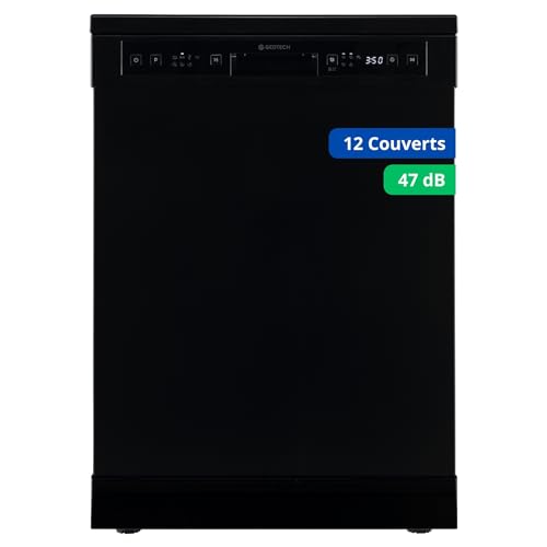 GEDTECH GLV1249 - Lavavajillas, 12 cubiertos, 49 dB (Black)