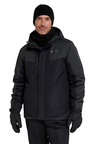 Mountain Warehouse Dusk Men's Ski Jacket, Black 2XL
