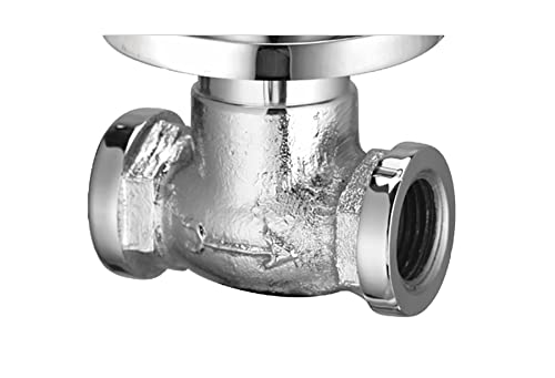 Image of Player Bathroom Fittings Con.Stop Cock 15mm Tap for Bathroom (Silver) PP36