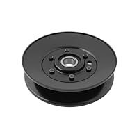 Briny River 1 x Spannrolle für Rasenmäher, flache Spannrolle, 603805, 99-4638, E603805, kompatibel mit Z200, Z252, Z255, Z288e, Z500, Z553, Z560, schwarz