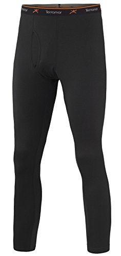 Terramar Men's Big and Tall Military Fleece Pants, Black, 3X-Large