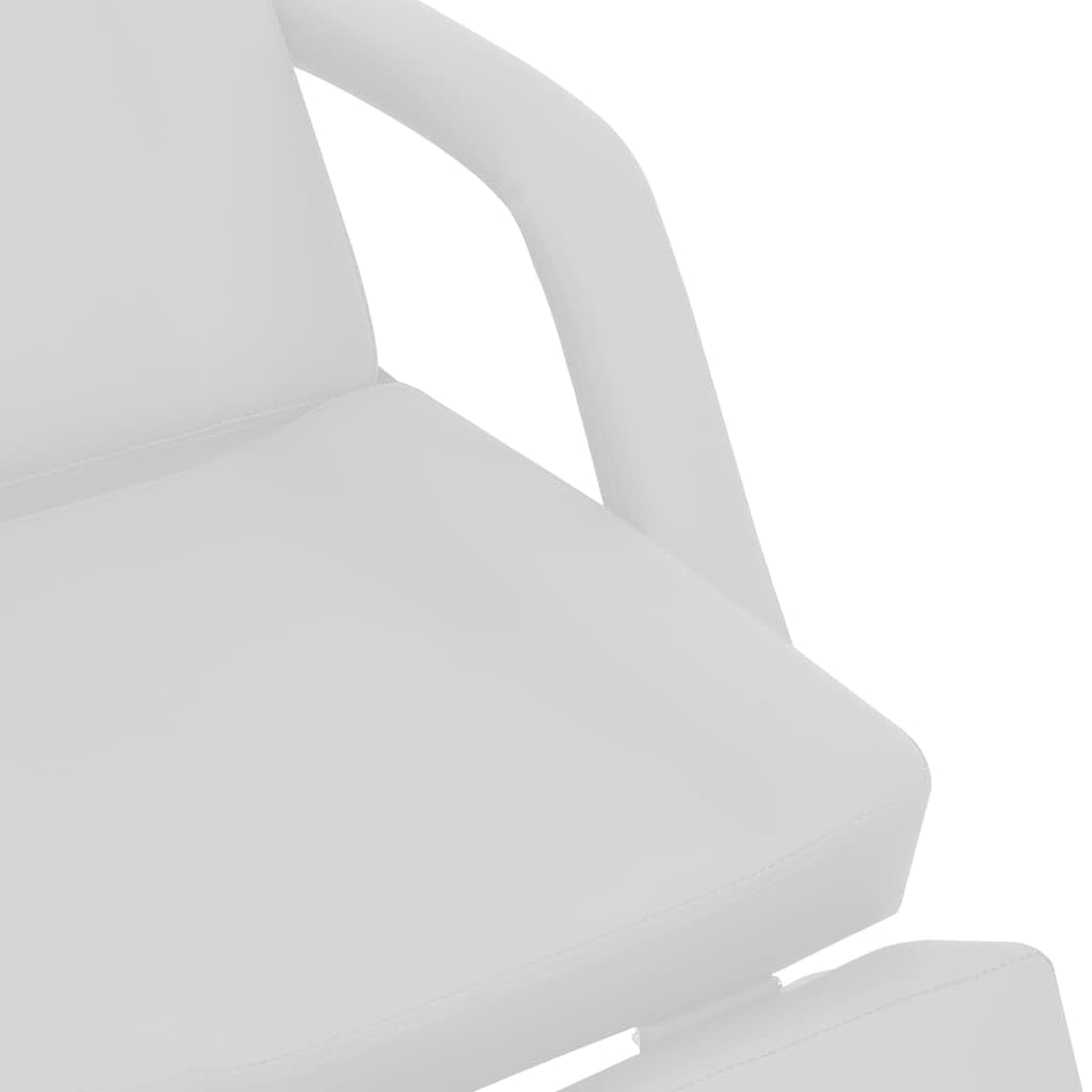 Chaise de Traitement de beauté Similicuir Blanc 180x62x78 cm,Santé & beauté,Hygiène personnelle,Massage & Relaxation,Fauteuils de Massage,47.95 kg-110267