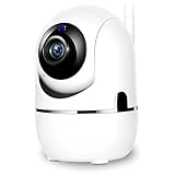 Câmera Smart Segurança Baba Eletrônica Ip WiFi Giratória Panorâmica Visão Noturna Microfone Antena Full HD Pet Vigilância Ambientes Internos e Externos Compatível Com SmartPhones PREMIUM