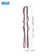 PATIKIL Daisy Chain Straps, 2er Pack Starke Klettergurt Verstellbare Nylon Kette Schlinge mit 8 Schlaufen für Aerial Yoga Hängematte Schaukel, Pink