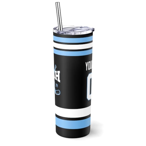 Image of ANTKING Utah Tumbler 20oz Travel Mug Custom Name Number Gifts | Stainless Steel Insulated Coffee Cup for Men Women