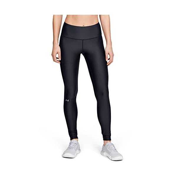 Under-Armour-Womens-HeatGear-Armour-High-Waisted-Leggings Under Armour womens HeatGear Armour High Waisted Leggings , Black (001)/Silver , Medium