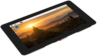 TUOPUONE 7inch Capacitive Touch Display Compatible with Raspberry Pi with Protection Case and 5MP Front Camera 800×480 Resolution DSI Interface