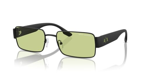 Image of Armani Exchange mens Ax2052s Rectangular Sunglasses