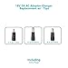 18V DC Adapter Charger Compatible for Altec Lansing Rockbox XL IMW999, Altec Lansing IMW889 Bluetooth Speakers, Brookstone Big Blue Studio Speaker & More 18V 2a Power Supply Charging Cable Cord