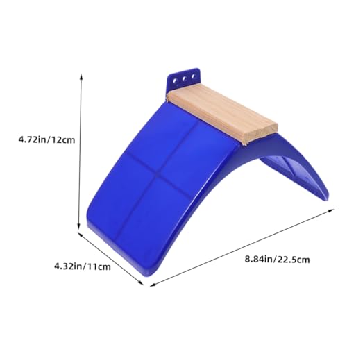 BEBEMOKO 10pcs Pigeon Standing Rack Parrot Toy Bird Playground Pigeon Toy Perch Pigeon Roosting Holder Playing Toy for Parrot Horse Bird Toy Bird Cage Toy Parrot Stand Parrot Pet Toy Blue