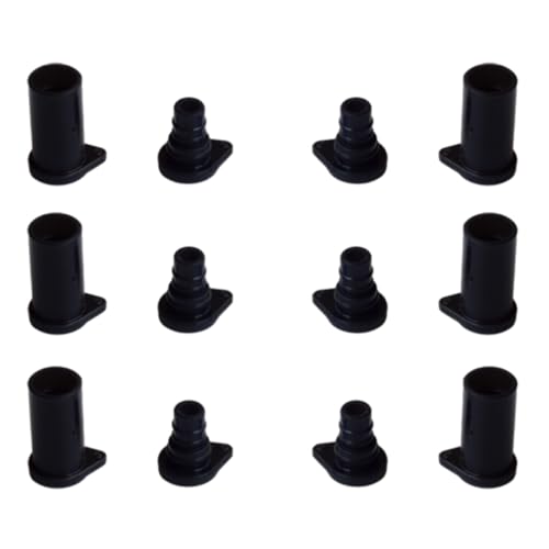 6 Pares Tapas de Conexión de Paneles Solares, Antipolvo Tapones de Enchufe para Panel Solar, Conector Solar Fotovoltaico Resistente a la Intemperie, Cubierta Protectora de Goma con Conector y Hembra