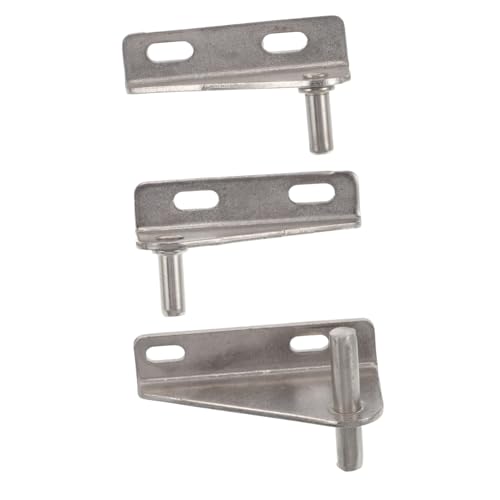 Gatuida 3 Piezas Bisagras Inoxidable para Frigorífico Comercial Diseño de Rodamiento para Compatibles con Congeladores Industriales y Reparación de Puertas