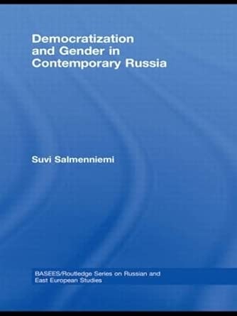 Democratization and Gender in Contemporary Russia book cover