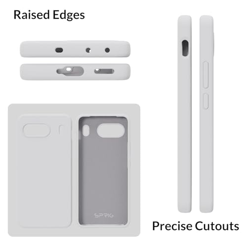Image of SPRIG Compatible with OnePlus Nord 4 Premium SilkTone Back Cover Drop Tested Shock Proof Mobile Case for Men, Women, Boys and Girls with Camera Protection (White)