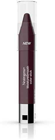 Neutrogena Moisturesmooth Color Lip Stick, 180 Deep Plum.011 Oz. (Pack of 36)