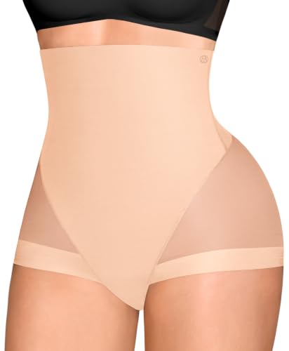 Image of SHAPELLX Women High Waist Tummy Control Slips Shapewear Panties Under Dress