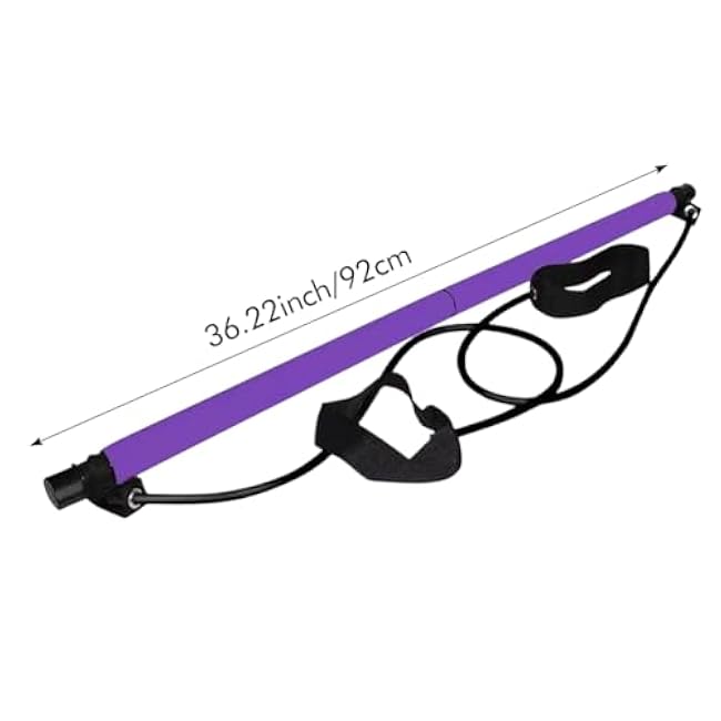 Pilates Bar Kit with Resistance Bands,Multifunctional Pilatess Bar,Stretched Fusions Toning Bar,Pilates Sculpt Bar,Home Gym Equipment for Women & Men Home Gym Pilates Yoga
