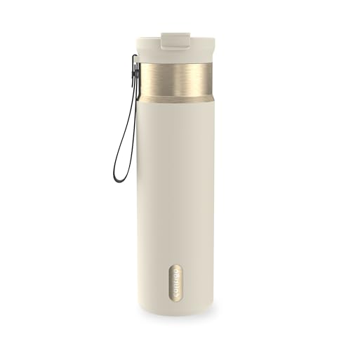 Contigo DualSip 24 oz Stainless Steel Vacuum-Insulated Water Bottle with Carry Strap & 2-in-1 Leakproof Lid (Straw or Spout) BPA-Free & Lead-Free Dishwasher Safe