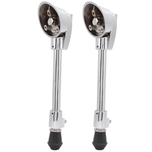 Miskall 2Pcs Bass Drum Kit, Legs Spurs Support Bracket Musical Instrument Replacement Parts