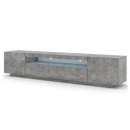 AURA Lowboard TV 200 cm mit LED