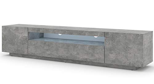 BIM Furniture Lowboard TV 200 cm - Universell Sideboard mit Laminierten...