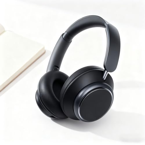 Repuestos de almohadillas para auriculares Anker Soundcore Space Q45, cubierta de cojín cómoda y durable (Gel Negro) miniatura 6