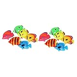 Poissons flottants - méticuleusement peints avec beaucoup de détails pour une qualité réaliste.