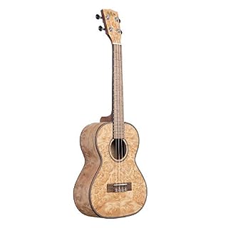 Kala KA-CARA-BUR-T Exotic Burl – Ukulélé tenor - Les Beatles, Paul McCartney, John Lennon, RIngo Starr, George Harrison