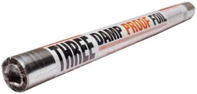 Three in One Damp Proof Lining Paper Foil Backed - 5m x 54cm by Anderton