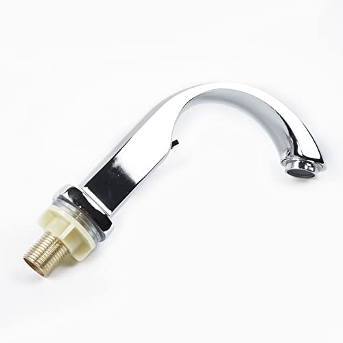 Robinet de lavabo chrome haut de gamme avec mitigeur monotrou rétractable