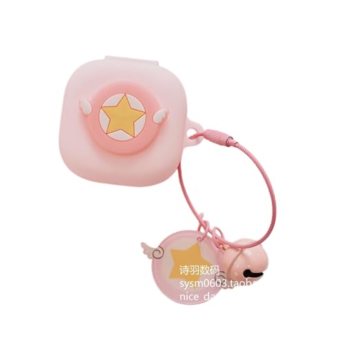 For LinkBuds Clip�p�̃P�[�X ���� �L�����N�^�[ ���� �V���R���J�o�[ �J���r�i�t�� �ϏՌ� WF-LC900��p