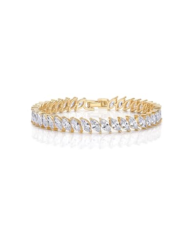 PAVOI Marquise Cut CZ Tennis Bracelet