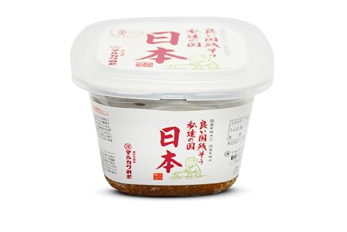 有機 みそ 日本 600g 無農薬・無化学肥料 マルカワみそ 味噌 無添加 国産 みそ 赤味噌 味噌汁 味噌漬け 辛口味噌