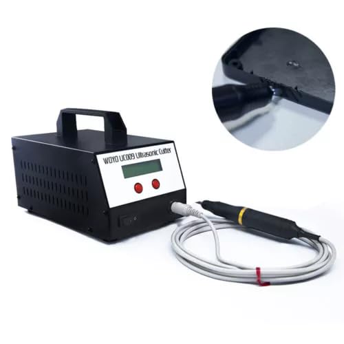 UC009 Ultrasonic Cutter Ultrasonic Cutting Knife for Plastic PVC PET W/ 6 Blades