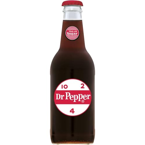 Image of Dr. Pepper Real Sugar Soda, 12 Ounce (12 Bottles)