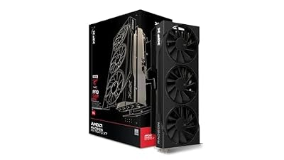 XFX Swift AMD Radeon RX 9070 XT Triple Fan Gaming Edition with 16GB GDDR6 HDMI 3xDP, RDNA 4 RX-97TSWF3B9, Graphics Card, Compatible with Desktop PCs
