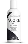 Adore Shining Semi Permanent Hair Colour, 121 Jet Black