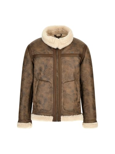 GUESS Men's Aviator Shearling