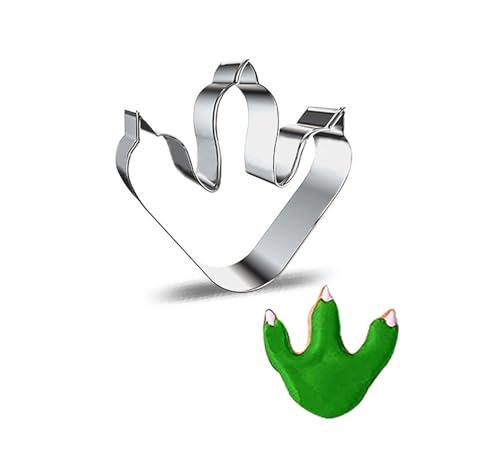 WJSYSHOP Dinosaur Foot Footprint Cookie Cutter - A